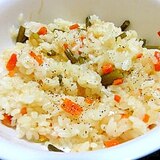 炊飯器で作るにんにくの芽のピラフ